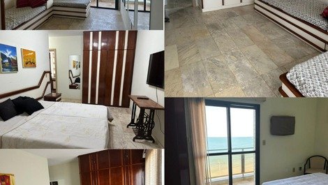 Excelente apartamento de 4 habitaciones con vista al mar en Praia do Morro