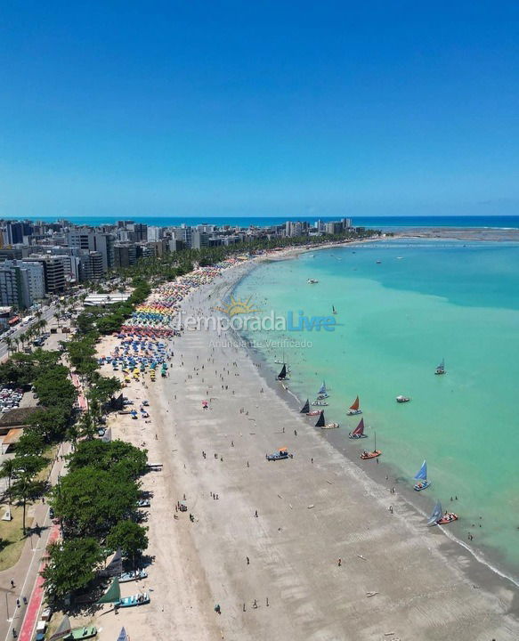 Apartamento para alquiler de vacaciones em Maceió (Praia de Pajuçara)