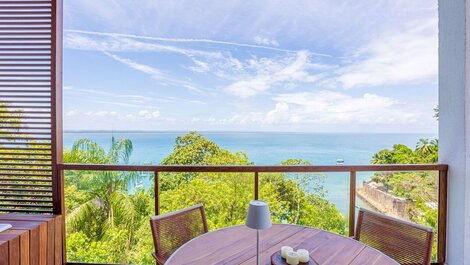 Dormitorio y salón con vistas al mar - a 50 m de la playa