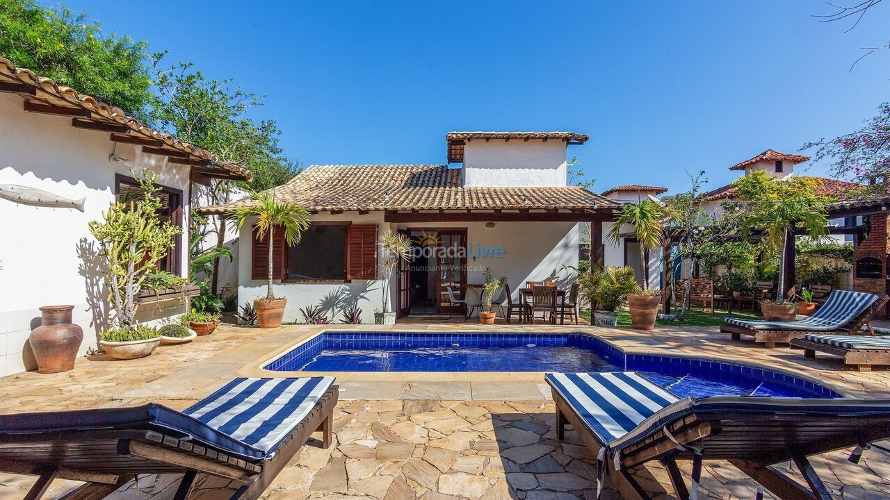 House for vacation rental in Armação dos Búzios (Praia de Manguinhos)