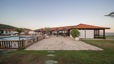 House in condominium on the sand