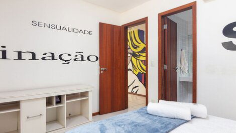 BZ65- 200 metros da praia-Linda casa quatro suites