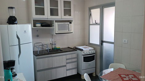 Apartamento espaçoso vista mar na Martim de Sá