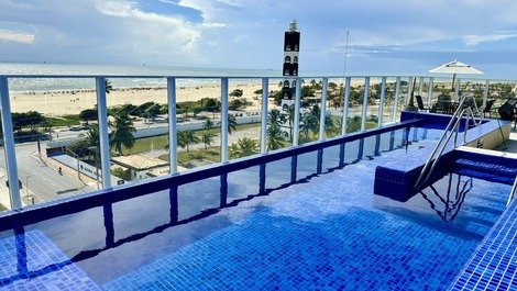 Loft on the sand, Aracaju waterfront, leisure area on the roof!