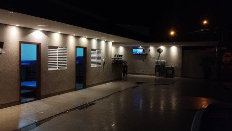 Party and leisure area, house with pool in the city of Rio Preto