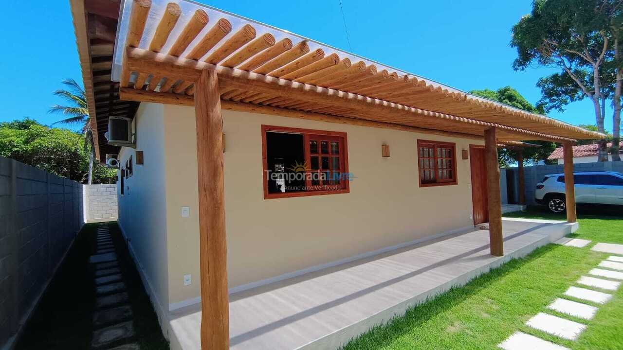 Casa para alquiler de vacaciones em Prado (Praia de Cumuruxatiba)