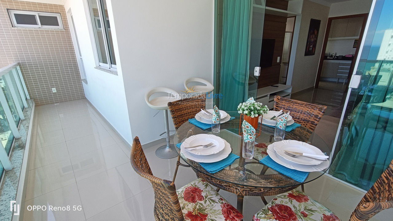 Apartment for vacation rental in Guarapari (Praia do Morro)