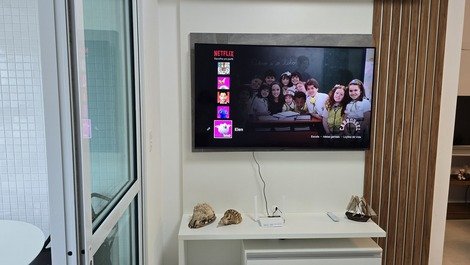 Sala com smart tv 