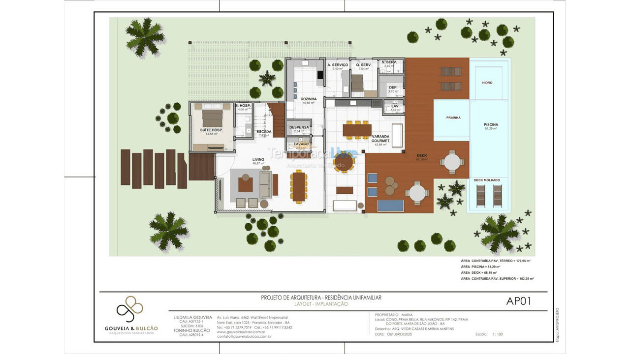 Casa para alquiler de vacaciones em Mata de São João (Praia do Forte)