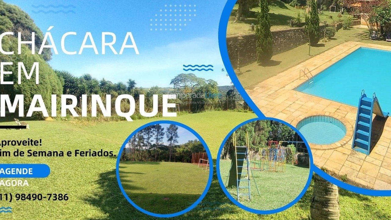 Ranch for vacation rental in Mairinque (Bairro)