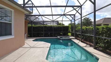 Casa de vacaciones en el área de Orlando cerca de Disney con piscina