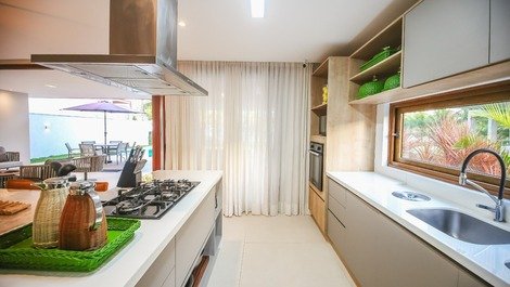 Guarajuba - Casa con 6 suites Pé na Areia