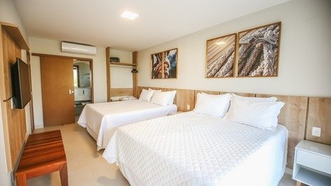 Guarajuba - Casa con 6 suites Pé na Areia