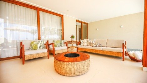 Guarajuba - Casa con 7 suites Pé na Areia