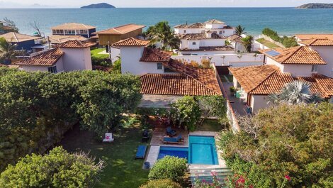BZ26 40 meters from the beach! Large house with pool