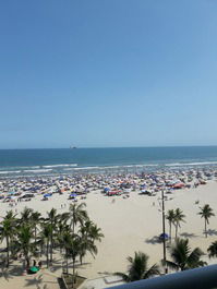 Apto pé na areia, vista panorâmica