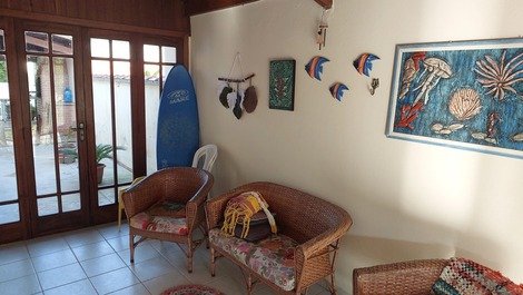 Casa 3 dorms no condomínio Salga na praia da Lagoinha - Ubatuba
