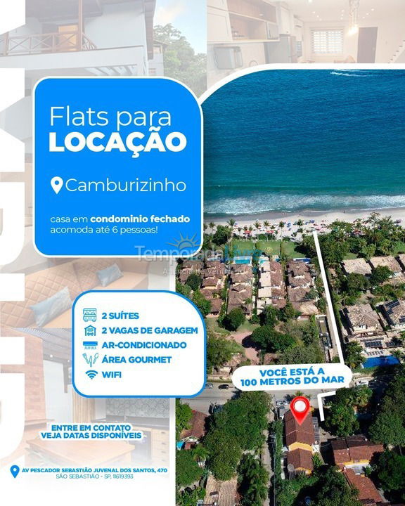 Casa para aluguel de temporada em São Sebastião (Camburizinho)