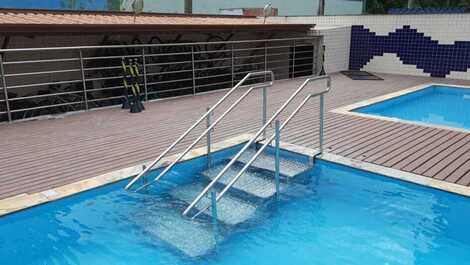 Apt 2 bedrooms Praia Grande I Swimming pool, Wi-fi, Beach