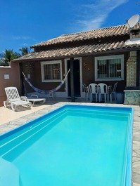 House in Cabo Frio with Pool, Barbecue, 2 Bedrooms