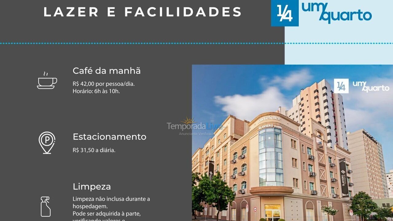 Apartamento para aluguel de temporada em Curitiba (Rebouças)