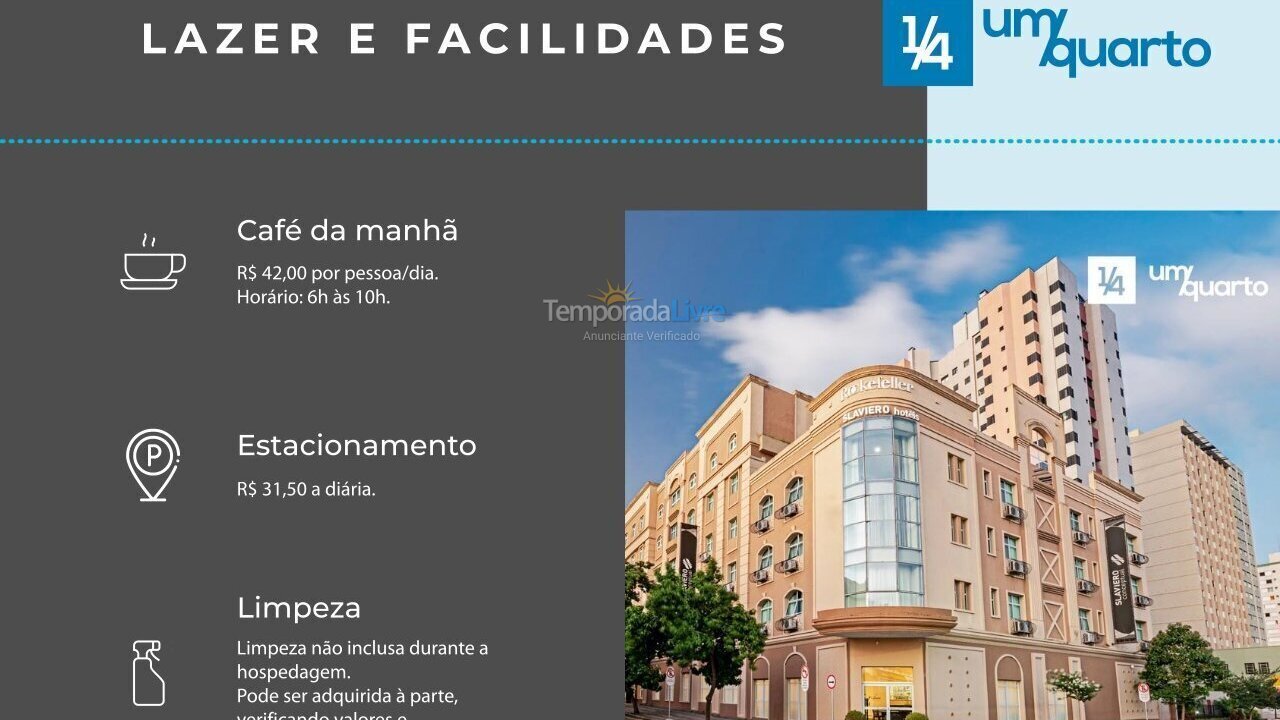 Apartamento para aluguel de temporada em Curitiba (Rebouças)
