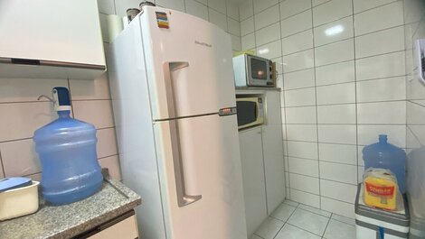 Apartamento quadra mar para 6 pessoas