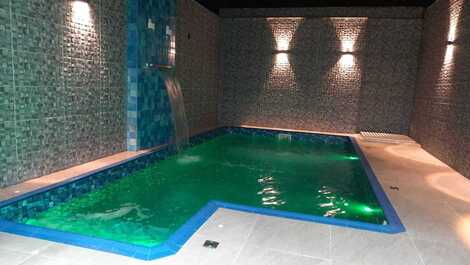 Led da piscina com 4 cores