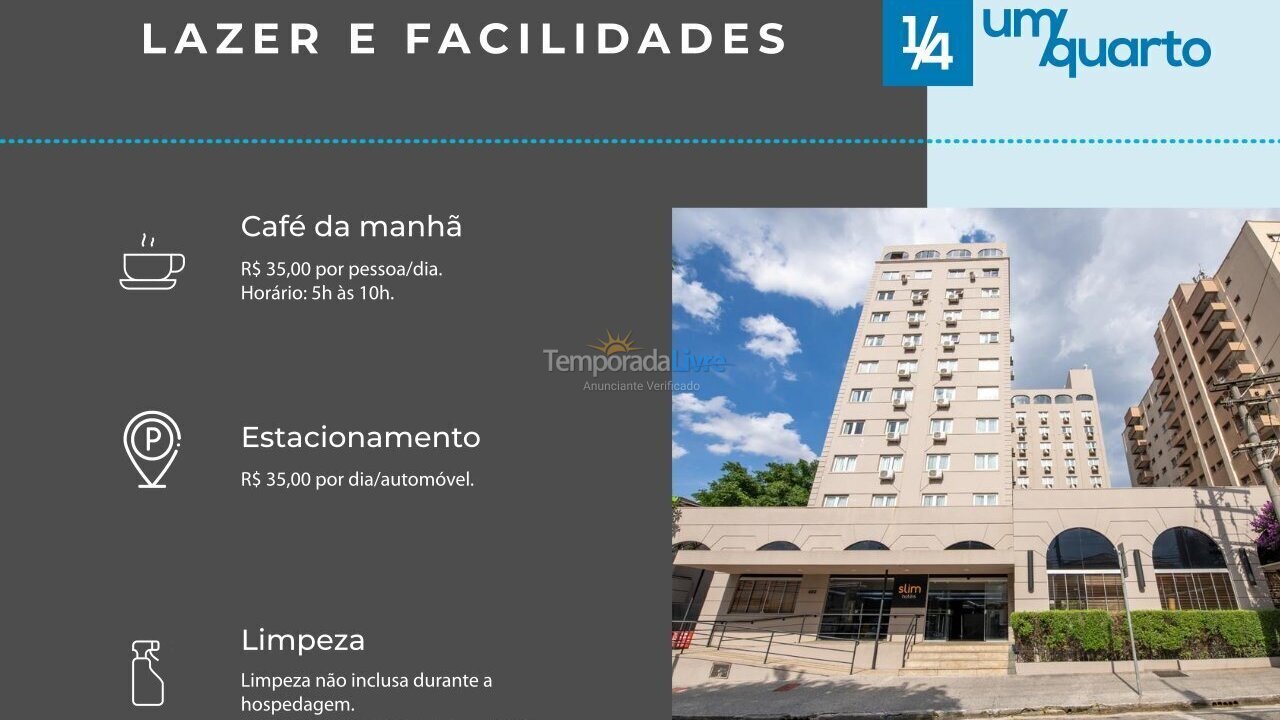 Apartamento para aluguel de temporada em São Paulo (Campo Belo)