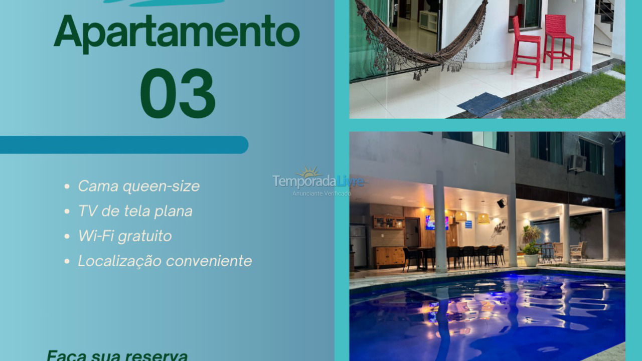 House for vacation rental in Porto Seguro (Praia de Taperapuan)