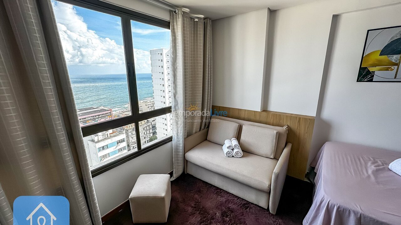 Apartamento para aluguel de temporada em Salvador (Barra)