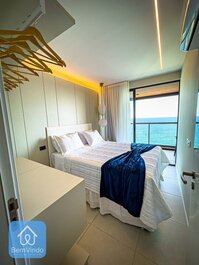 Apartamento de luxo na Barra com vista mar