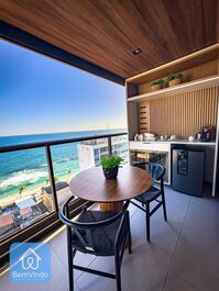 Apartamento de luxo na Barra com vista mar