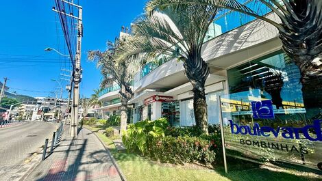 Apartamento a 100 metros de la playa de Bombinhas para hasta 6 personas