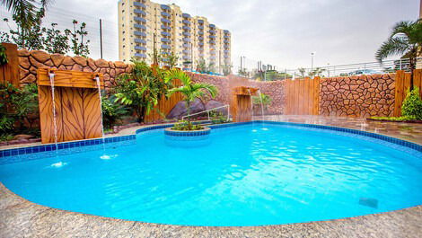 Apartamento 2 quartos Golden Dolphin Grand Hotel Caldas Novas