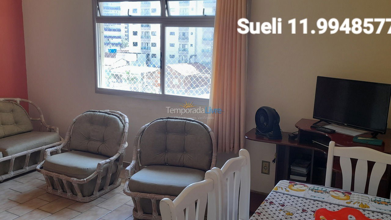 Apartamento para aluguel de temporada em Praia Grande (Praia do Caiçara)