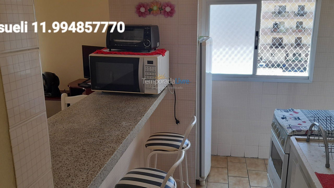 Apartamento para aluguel de temporada em Praia Grande (Praia do Caiçara)