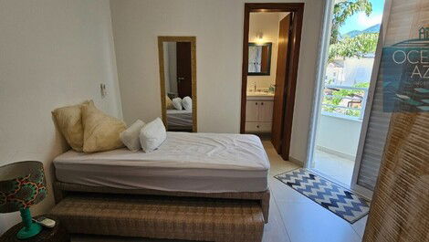 Vacation House for Rent - Juquehy - 170m from the beach, av. from the beach, 4/3...