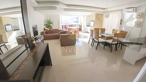 3-suite apartment for rent in Bombinhas