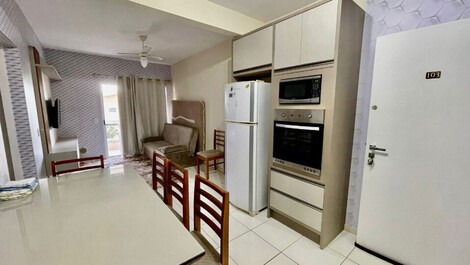 Apartamento de 2 habitaciones en Bombas, Bombinhas