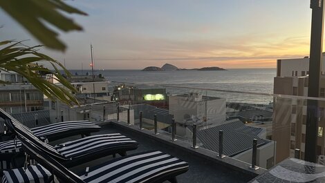 LUXOBRASIL #RJ101 Cobertura Triplex Ipanema Aluguel Temporada