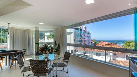 201BD - Lindo apartamento com Vista ao Mar, Alto Padrão 3 Suítes -...