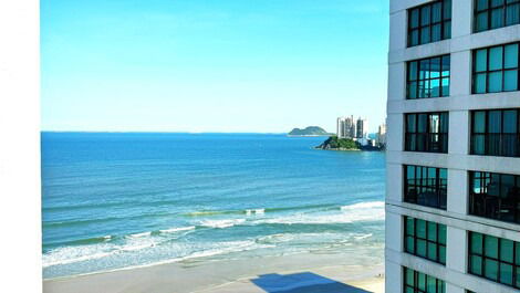 Edificio frente al mar en Pitangueiras - 8 personas