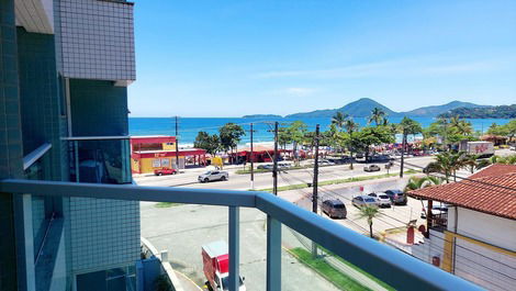 Apto 3 suíte e Vista Mar na Praia Grande em Ubatuba - Até 8 pessoas