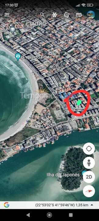 Apartment for vacation rental in Cabo Frio (Praia do Forte)