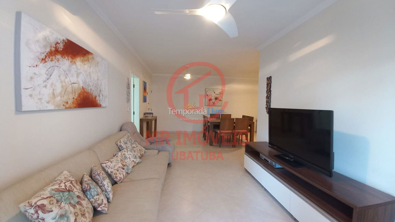 Apartment for vacation rental in Ubatuba (Praia Grande)