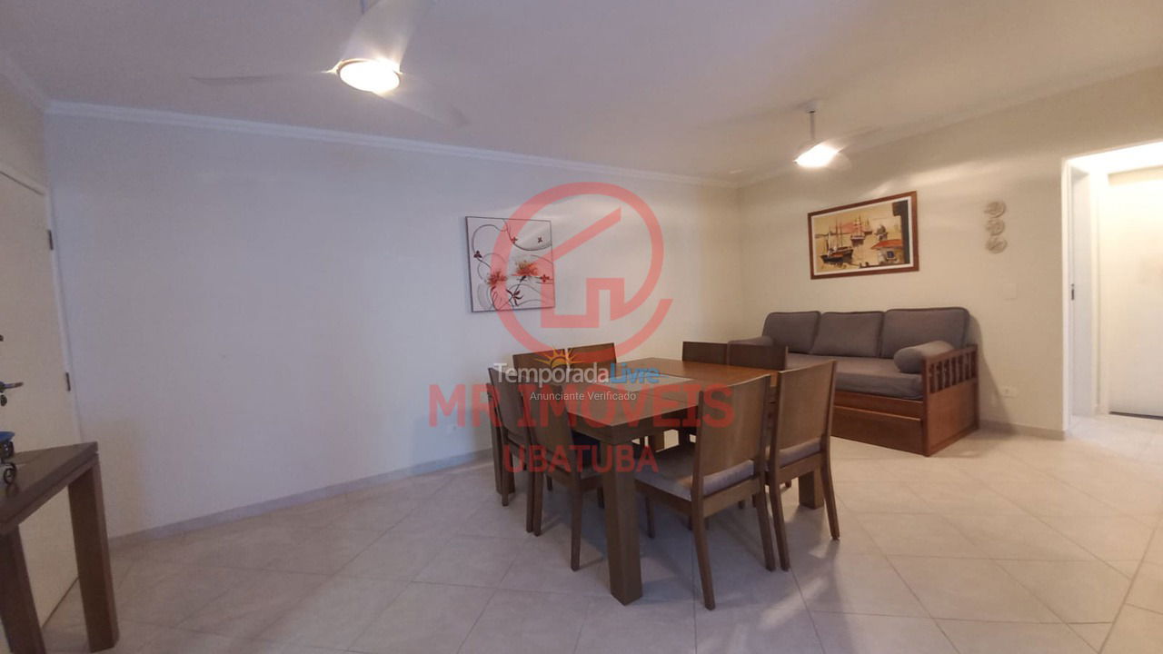 Apartment for vacation rental in Ubatuba (Praia Grande)