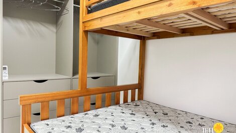 Apto 2 dorms + churrasqueira + piscina – Praia Grande