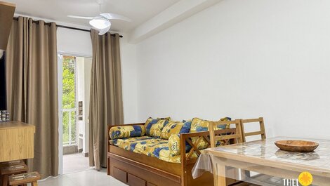 Apto 2 dorms + churrasqueira + piscina – Praia Grande