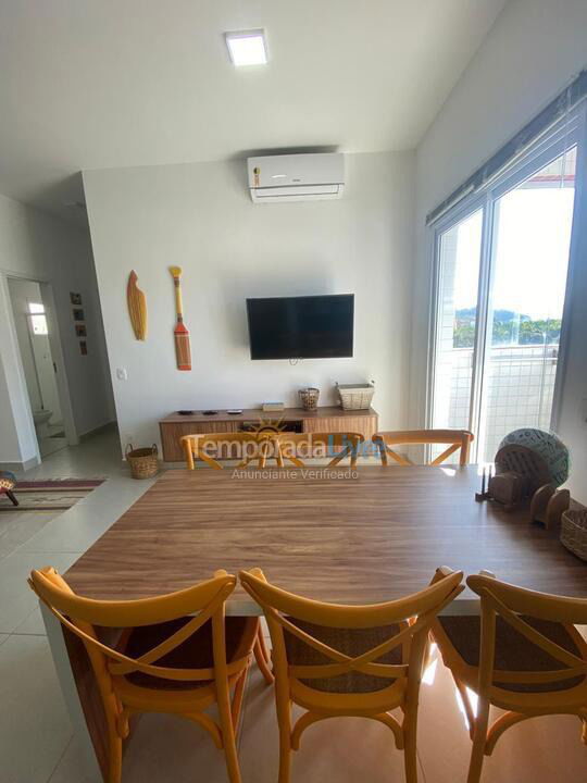 Apartment for vacation rental in Ubatuba (Praia das Toninhas)